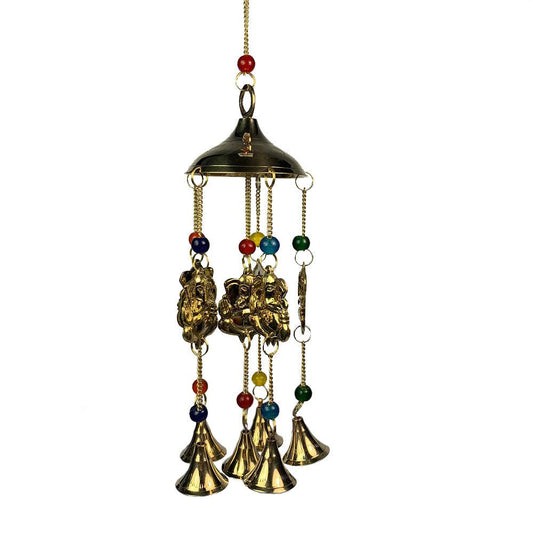 Ganesh Brass Bells 6 Mobile Chime - MarshallsHealthShop