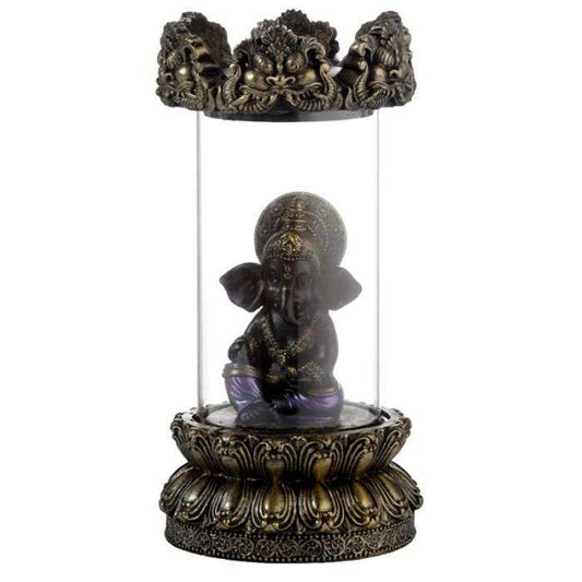 Ganesh LED Backflow Incense Burner - 1st Stop Marshall's Health Shop, Gift Shop! - Heath and Natural Therapy New Brighton Christchurch - Naturopath