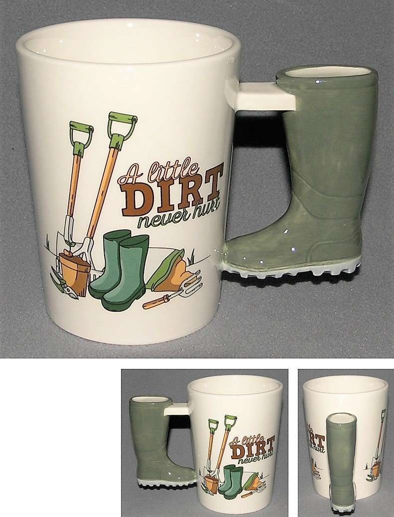 Garden Tool Wellington Boot Mug - MarshallsHealthShop