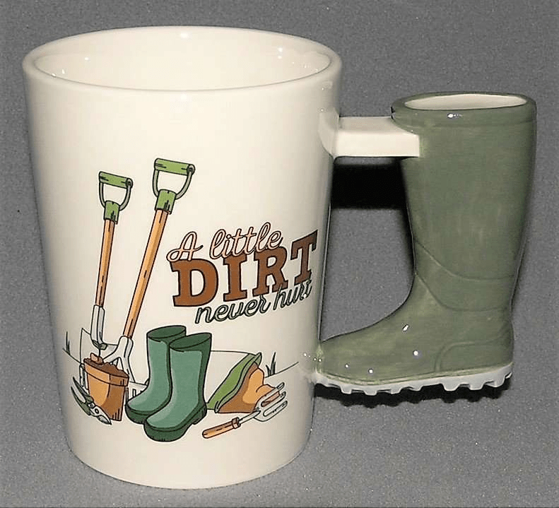 Garden Tool Wellington Boot Mug - MarshallsHealthShop