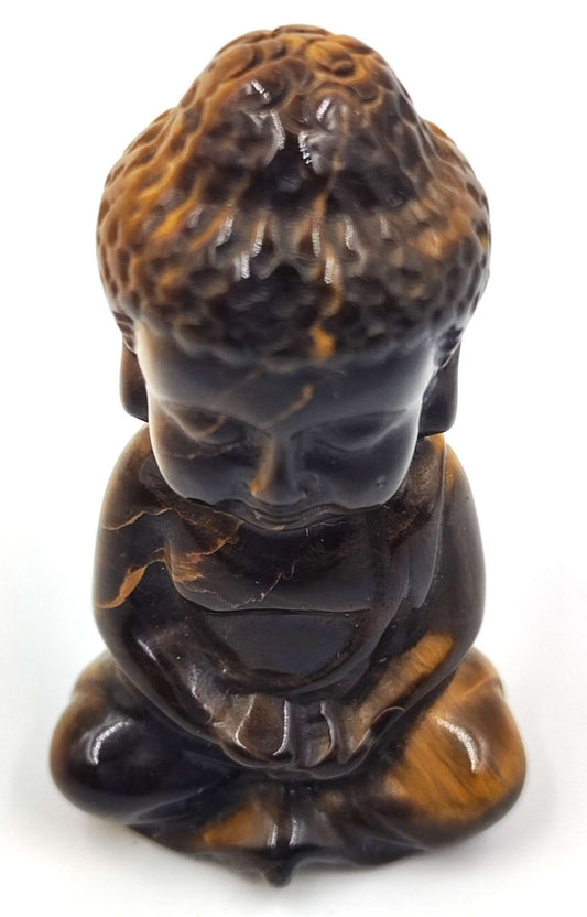Gemstone Buddha Tiger Eye - MarshallsHealthShop