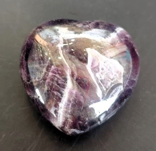 Gemstone Heart Amethyst# - 1st Stop Marshall's Health Shop, Gift Shop! - Heath and Natural Therapy New Brighton Christchurch - Naturopath#