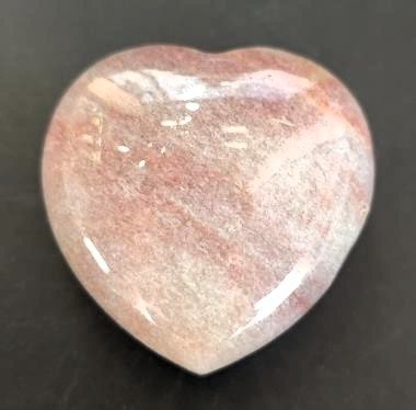 Gemstone Heart Rhodonite# - 1st Stop Marshall's Health Shop, Gift Shop! - Heath and Natural Therapy New Brighton Christchurch - Naturopath#