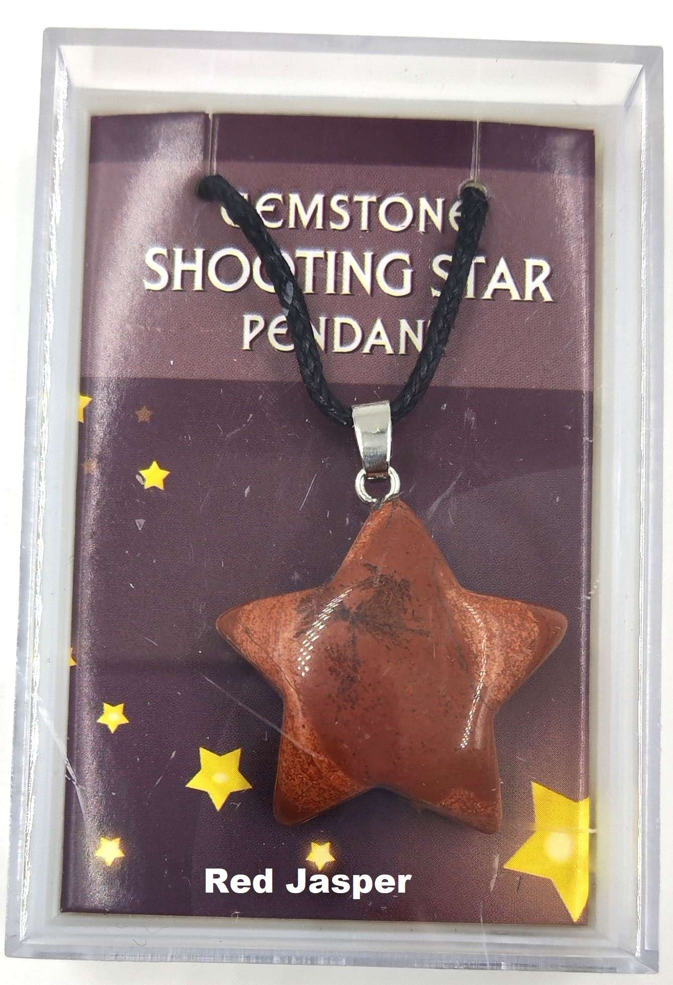 Gemstone Shooting Star Pendant - MarshallsHealthShop
