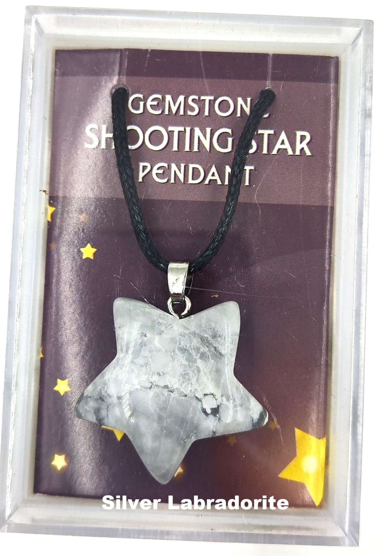 Gemstone Shooting Star Pendant - MarshallsHealthShop