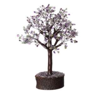 Gemstone Tree Large ? Amethyst & Green Calcite - MarshallsHealthShop