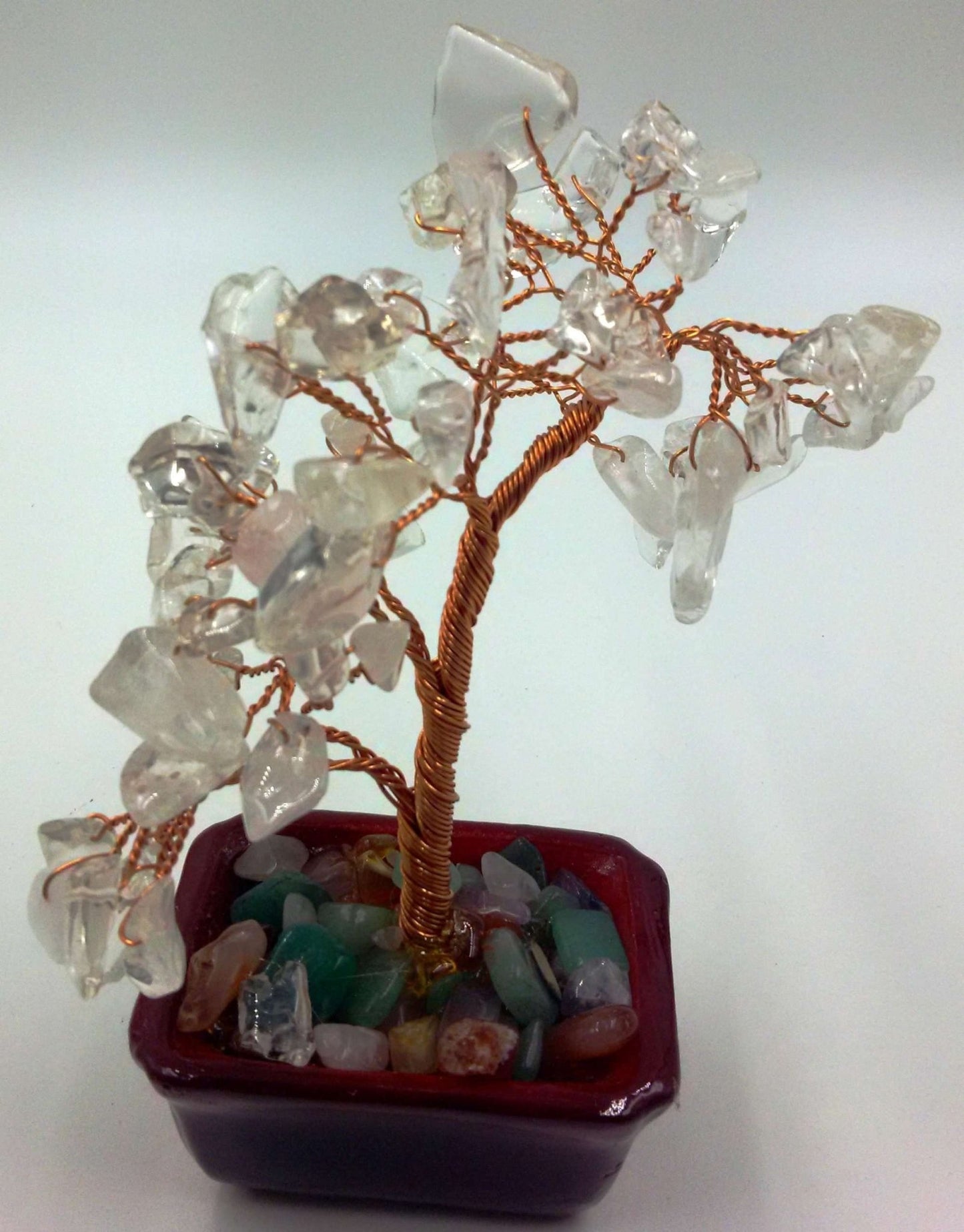 Gemstone Tree Small Clear Quartz - MarshallsHealthShop