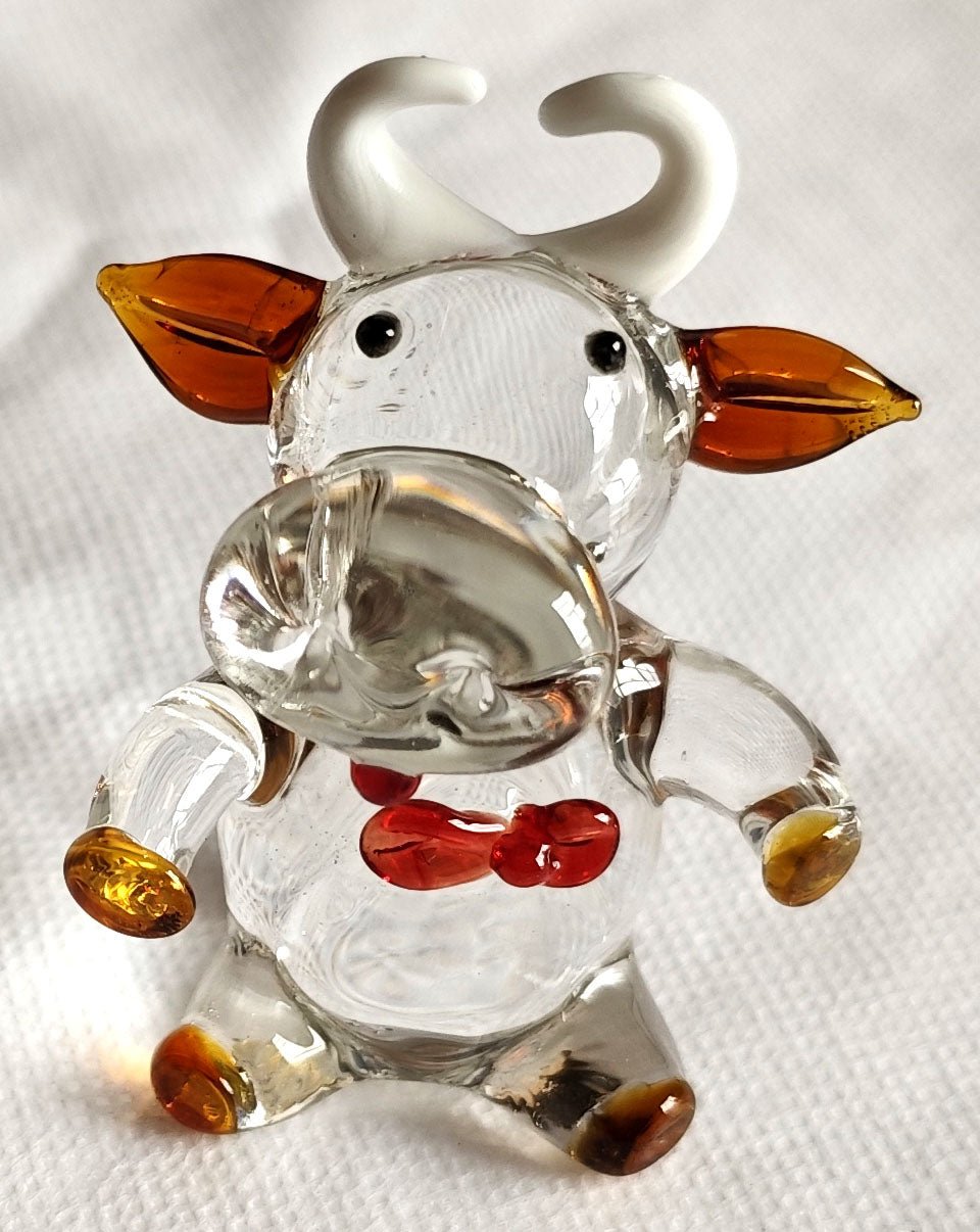 Glass Art Cute Cows - MarshallsHealthShop