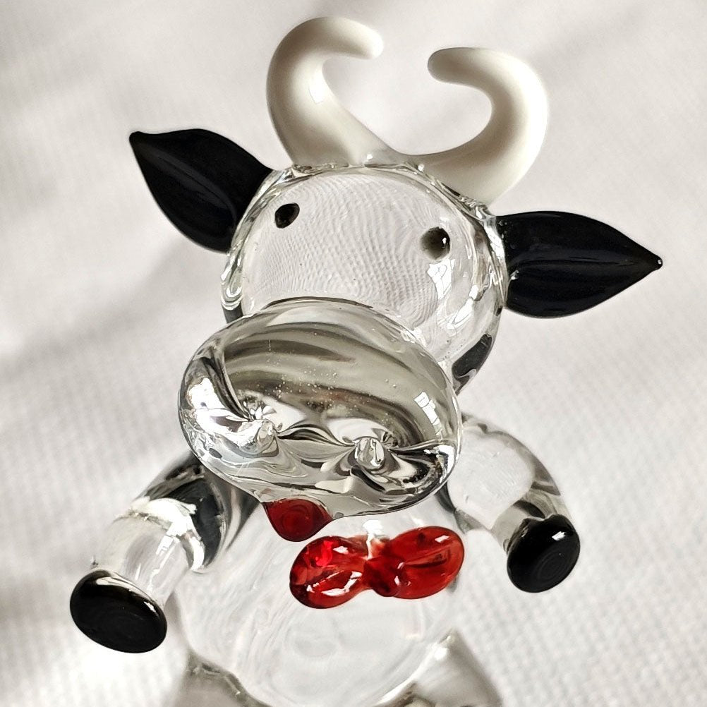 Glass Art Cute Cows - MarshallsHealthShop