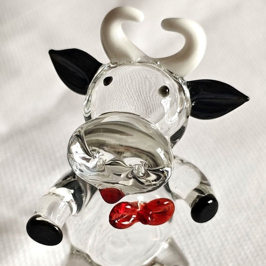 Glass Art Cute Cows - MarshallsHealthShop