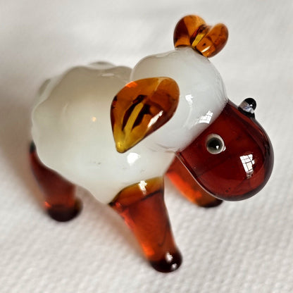 Glass Art Cute Sheep - MarshallsHealthShop