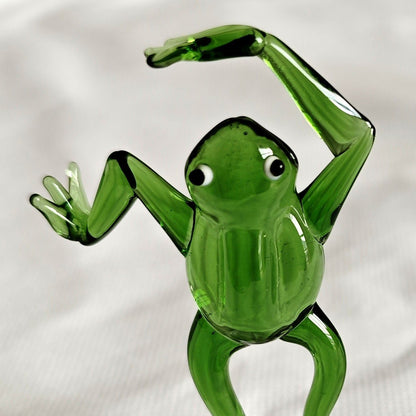 Glass Art Funny Frogs - MarshallsHealthShop