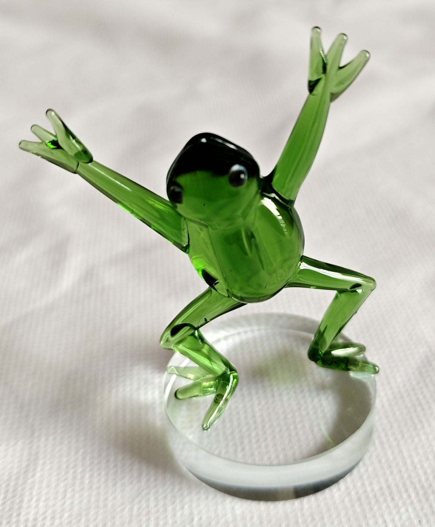 Glass Art Funny Frogs - MarshallsHealthShop