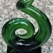Glass Art Kiwiana Koru - MarshallsHealthShop