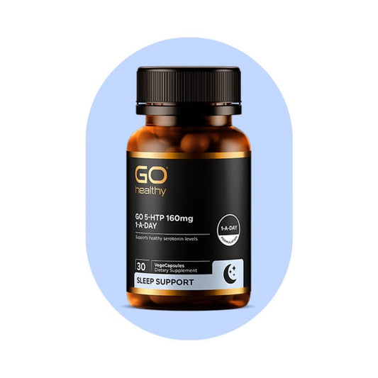 GO 5-HTP 160mg 1-A-Day 60 VegeCaps - 1st Stop Marshall's Health Shop, Gift Shop! - Heath and Natural Therapy New Brighton Christchurch - Naturopath