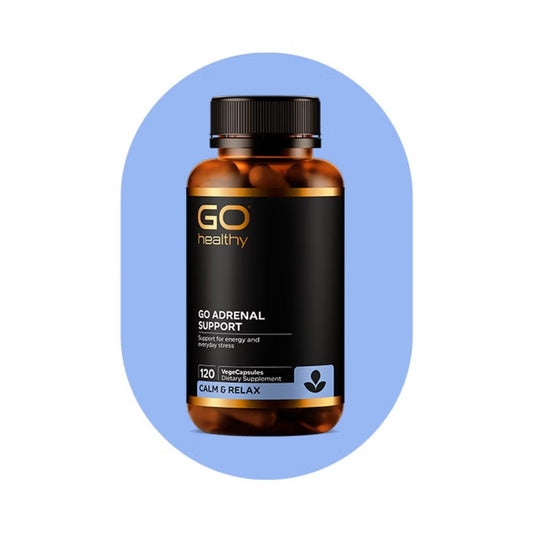 GO Adrenal Support 120 VegeCaps - 1st Stop Marshall's Health Shop, Gift Shop! - Heath and Natural Therapy New Brighton Christchurch - Naturopath
