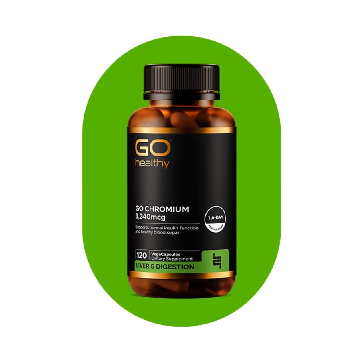 GO Chromium 3340mcg 120 VegeCaps - 1st Stop Marshall's Health Shop, Gift Shop! - Heath and Natural Therapy New Brighton Christchurch - Naturopath