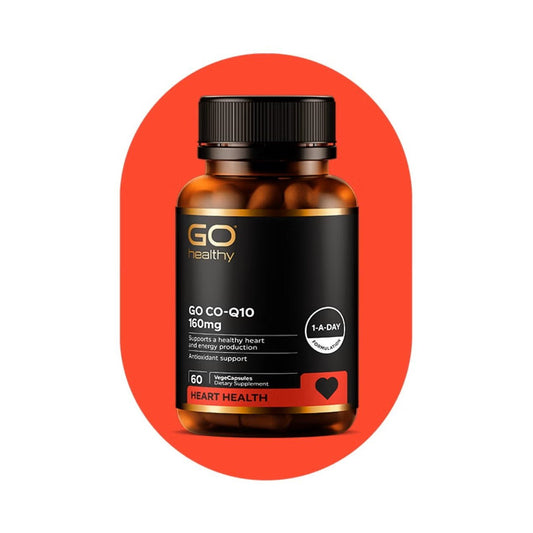 GO Co-Q10 160mg 60 VegeCaps - 1st Stop Marshall's Health Shop, Gift Shop! - Heath and Natural Therapy New Brighton Christchurch - Naturopath