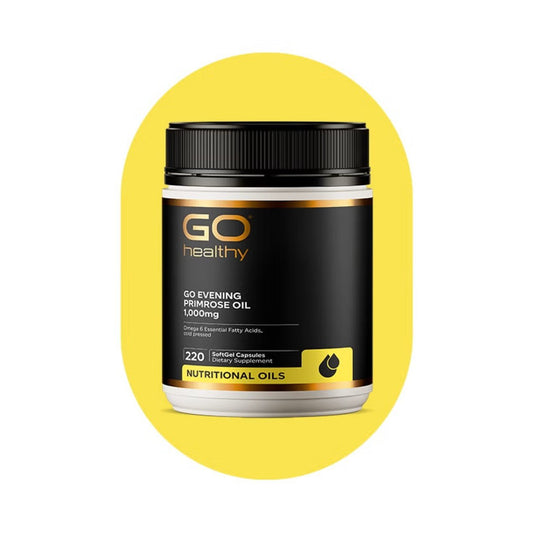 GO Evening Primrose Oil 1,000mg 220 SoftGels - 1st Stop Marshall's Health Shop, Gift Shop! - Heath and Natural Therapy New Brighton Christchurch - Naturopath