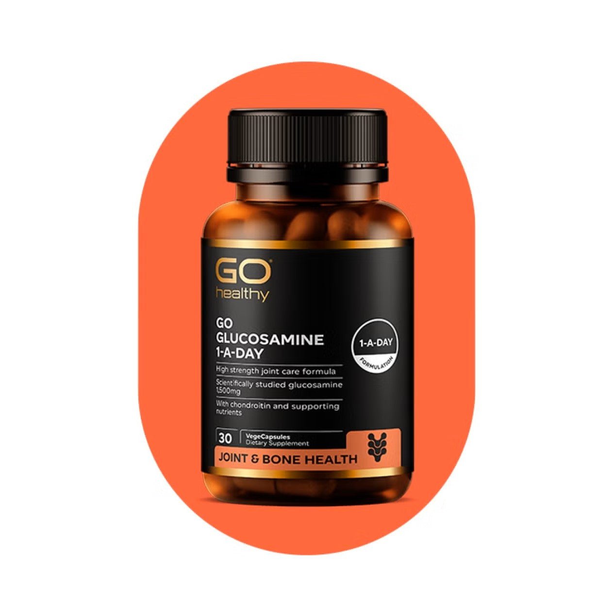 GO Glucosamine 1-A-Day 1500mg - 1st Stop Marshall's Health Shop, Gift Shop! - Heath and Natural Therapy New Brighton Christchurch - Naturopath