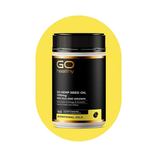 GO Hemp Seed Oil 1,100mg NZ Grown 100 Softgels - 1st Stop Marshall's Health Shop, Gift Shop! - Heath and Natural Therapy New Brighton Christchurch - Naturopath