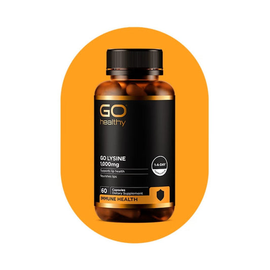 GO Lysine 1,000mg 60 Caps - 1st Stop Marshall's Health Shop, Gift Shop! - Heath and Natural Therapy New Brighton Christchurch - Naturopath