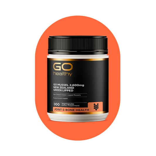 GO Mussel 2600mg NZ Green Lip. 300 VegeCaps - 1st Stop Marshall's Health Shop, Gift Shop! - Heath and Natural Therapy New Brighton Christchurch - Naturopath