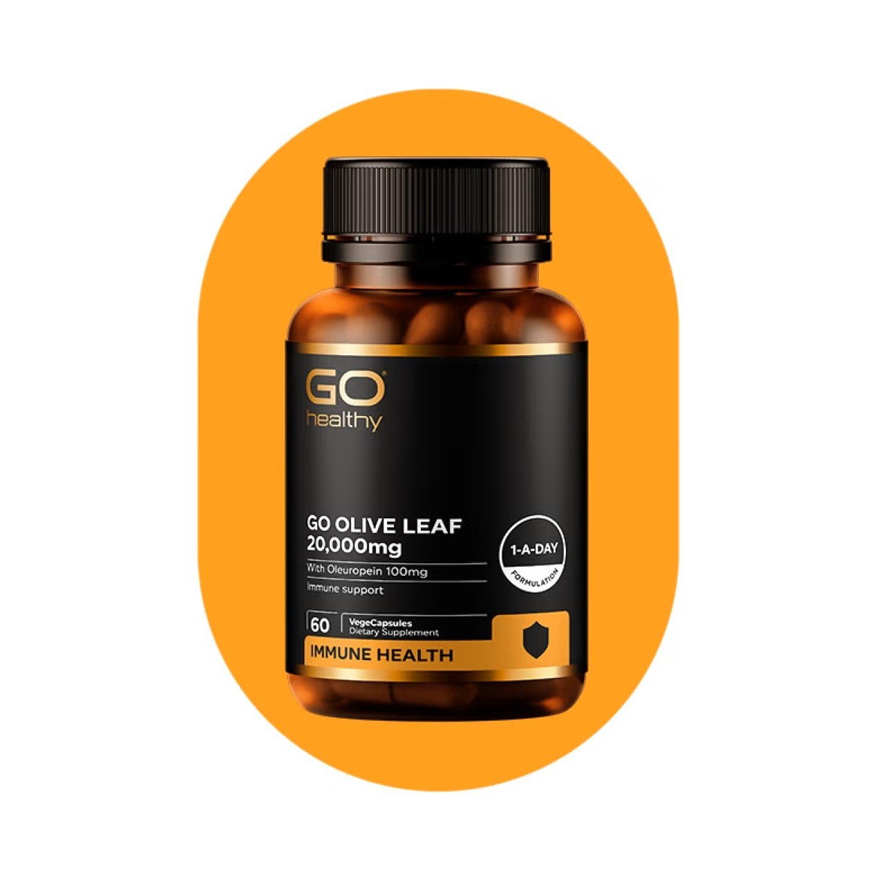 GO Olive Leaf 20 000mg 60 VegeCaps - 1st Stop Marshall's Health Shop, Gift Shop! - Heath and Natural Therapy New Brighton Christchurch - Naturopath