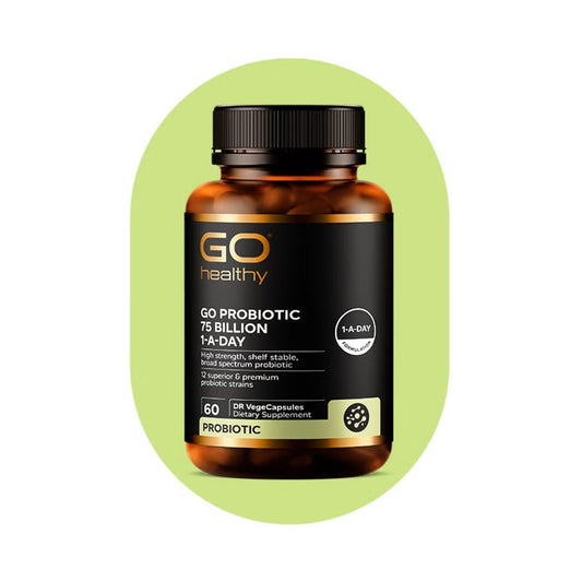 GO Probiotic 75 Billion 1-A-Day 30 Delayed Release Vegecaps - 1st Stop Marshall's Health Shop, Gift Shop! - Heath and Natural Therapy New Brighton Christchurch - Naturopath