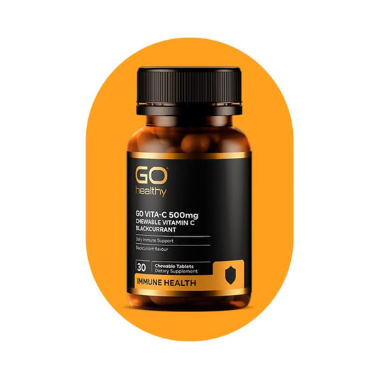 GO Vita-C 500mg Blackcurrant - 1st Stop Marshall's Health Shop, Gift Shop! - Heath and Natural Therapy New Brighton Christchurch - Naturopath