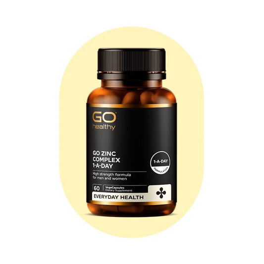 GO Zinc Complex 1-A-Day 120 VegeCaps - 1st Stop Marshall's Health Shop, Gift Shop! - Heath and Natural Therapy New Brighton Christchurch - Naturopath