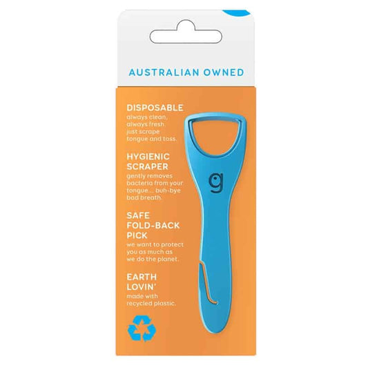 GO2 Dentagenie Toungue Cleaner 20pk - 1st Stop Marshall's Health Shop, Gift Shop! - Heath and Natural Therapy New Brighton Christchurch - Naturopath