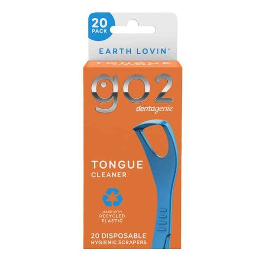 GO2 Dentagenie Toungue Cleaner 20pk - 1st Stop Marshall's Health Shop, Gift Shop! - Heath and Natural Therapy New Brighton Christchurch - Naturopath