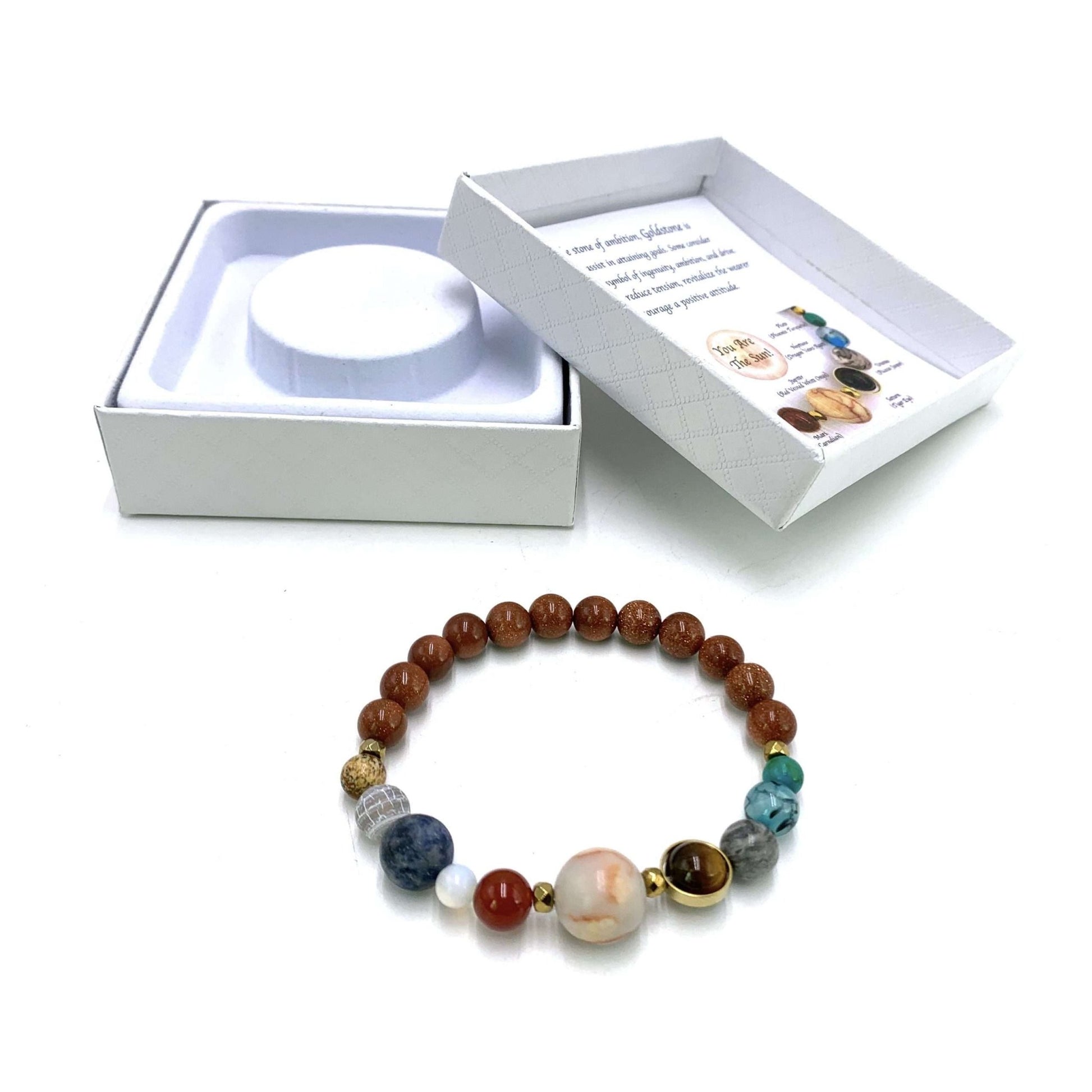 Goldstone Solar System Bracelet - MarshallsHealthShop