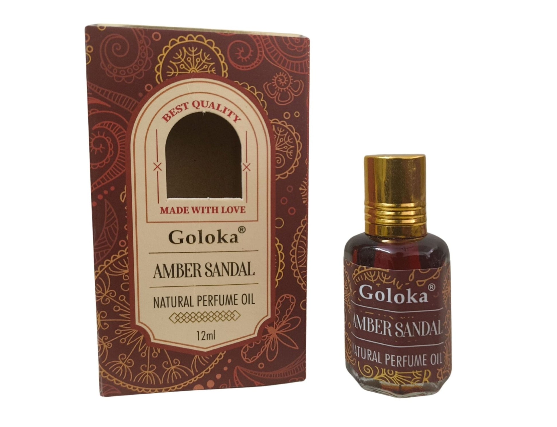 Goloka Amber Natural Perfume Oil 12ml - 1st Stop Marshall's Health Shop, Gift Shop! - Heath and Natural Therapy New Brighton Christchurch - Naturopath