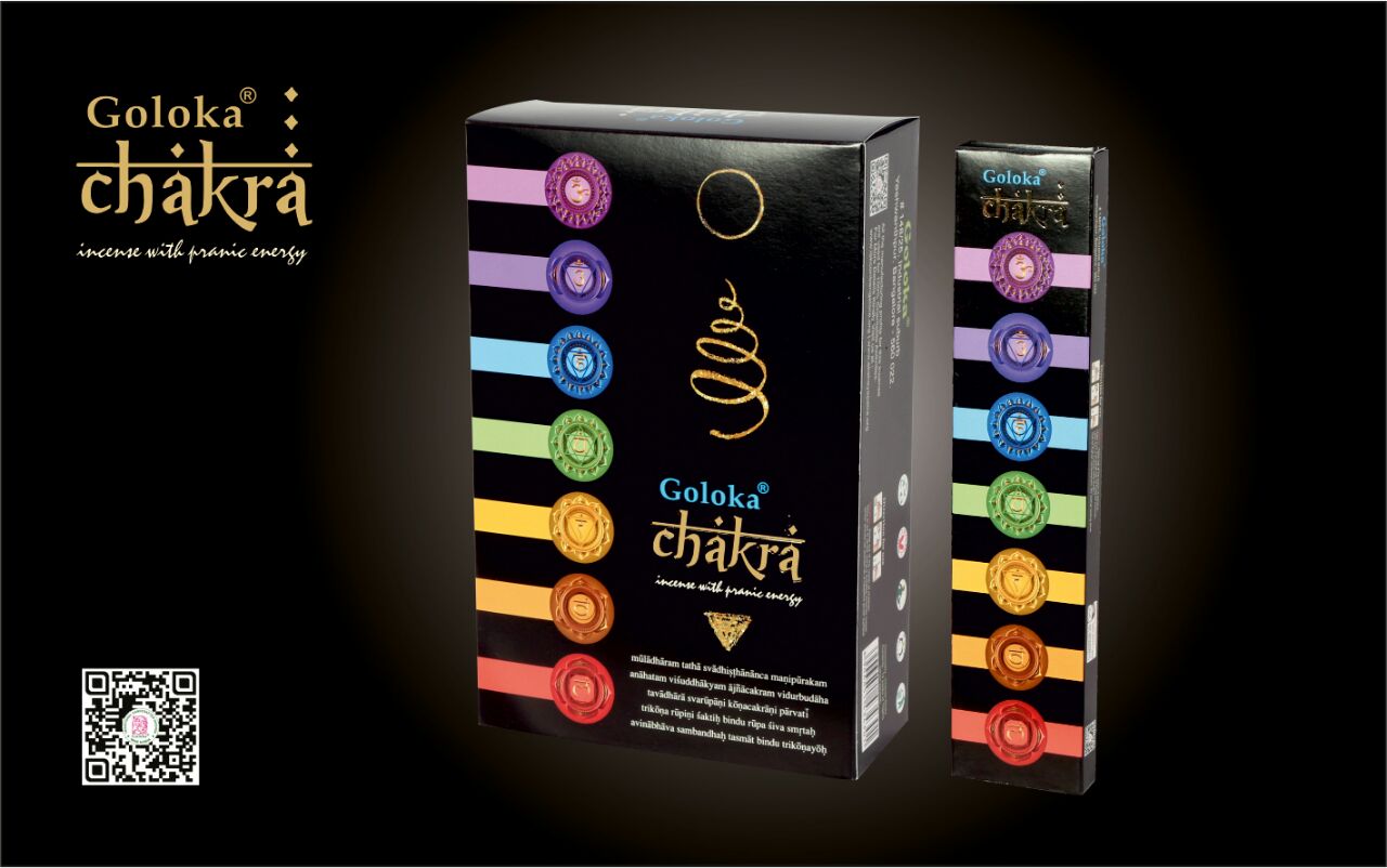 Goloka Black Chakra 15 grams Incense - 1st Stop Marshall's Health Shop, Gift Shop! - Heath and Natural Therapy New Brighton Christchurch - Naturopath