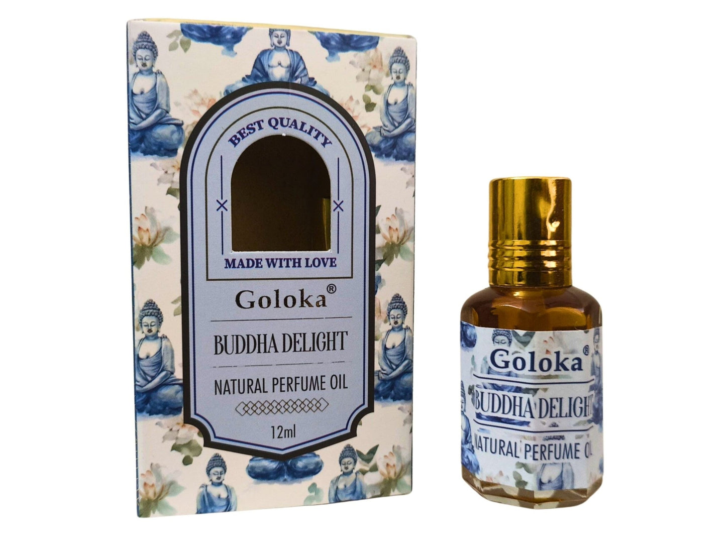 Goloka Buddha Delight Natural Perfume Oil 12ml - 1st Stop Marshall's Health Shop, Gift Shop! - Heath and Natural Therapy New Brighton Christchurch - Naturopath
