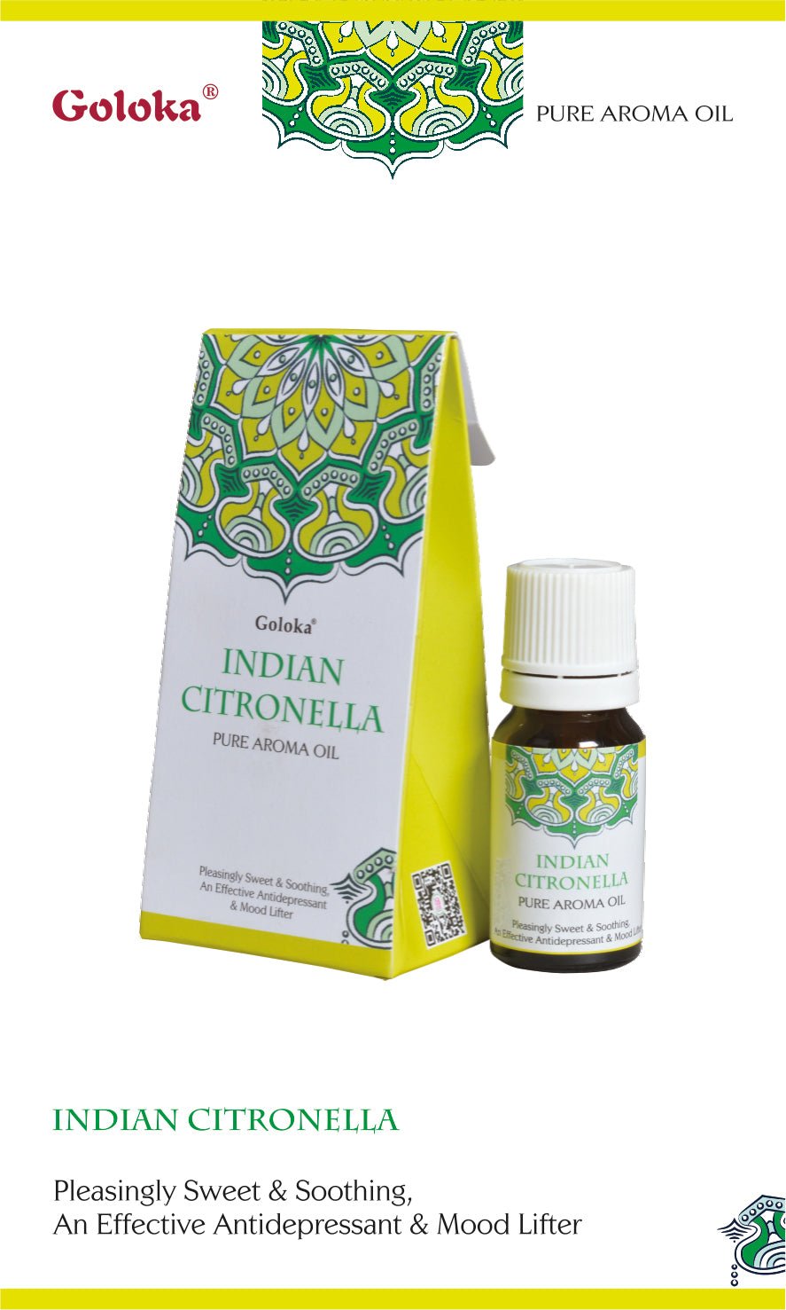 Goloka Citronella Aroma Oil 10ml - 1st Stop Marshall's Health Shop, Gift Shop! - Heath and Natural Therapy New Brighton Christchurch - Naturopath