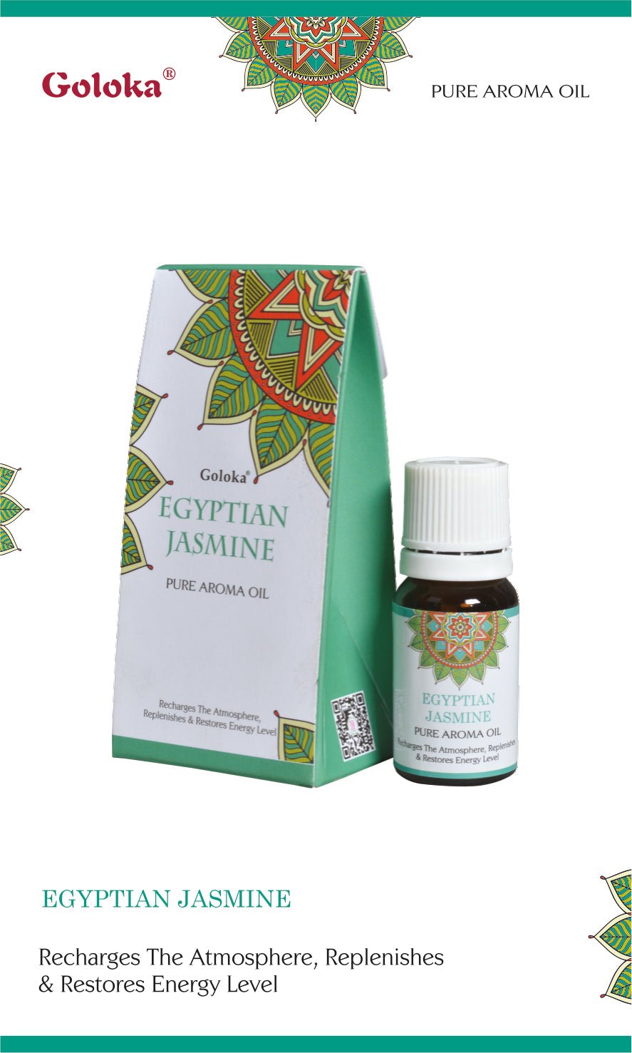 Goloka Egyptian Jasmine Aroma Oil 10ml - 1st Stop Marshall's Health Shop, Gift Shop! - Heath and Natural Therapy New Brighton Christchurch - Naturopath