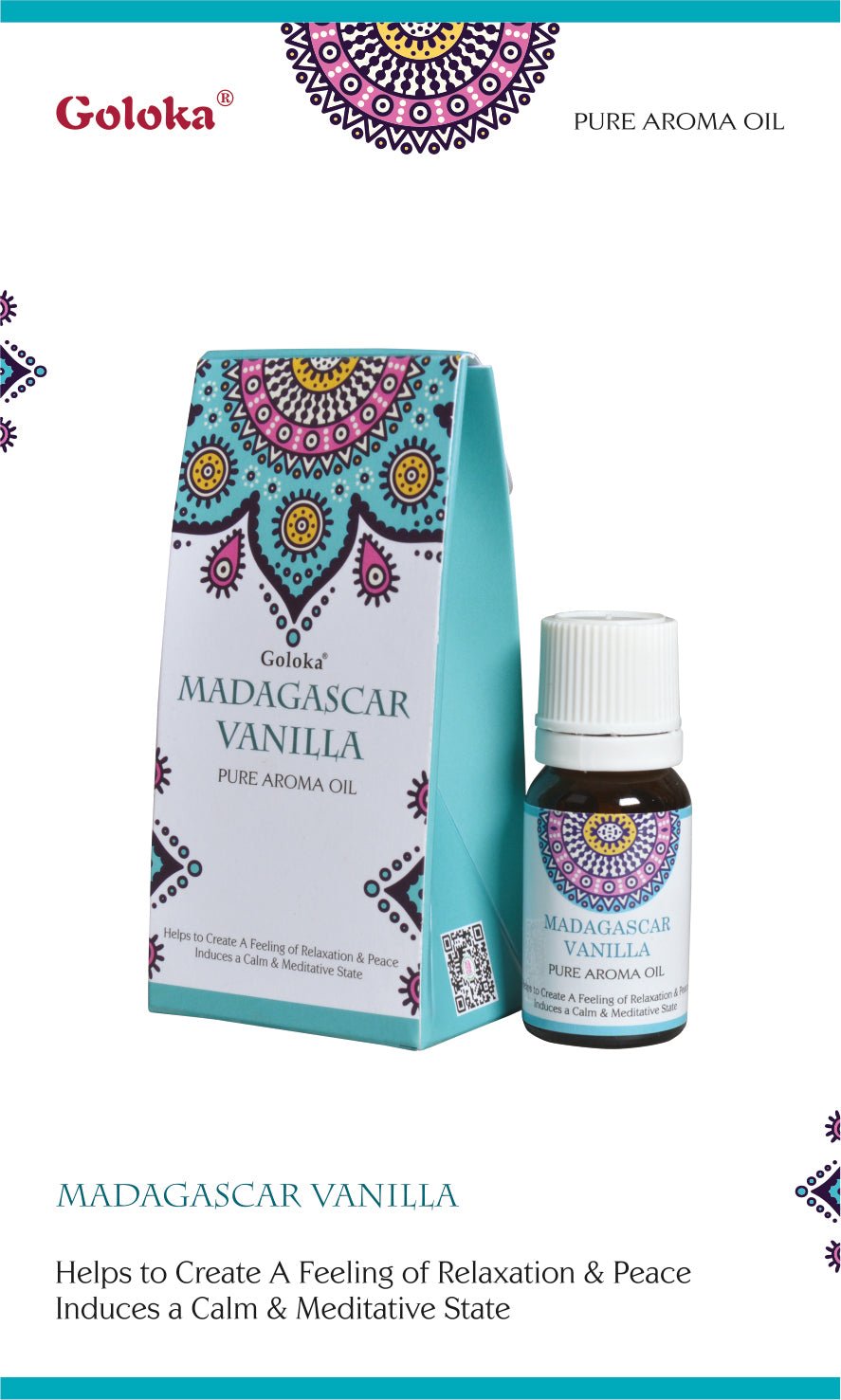 Goloka Madagascar Vanilla Aroma Oil 10ml - 1st Stop Marshall's Health Shop, Gift Shop! - Heath and Natural Therapy New Brighton Christchurch - Naturopath