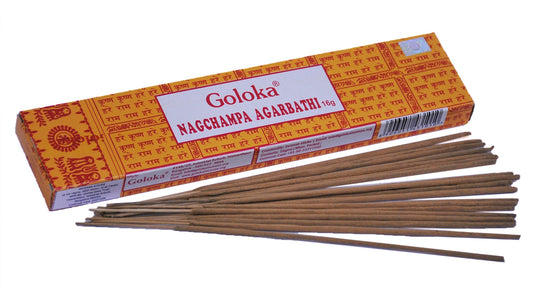 Goloka Nagchampa 16g Incense - 1st Stop Marshall's Health Shop, Gift Shop! - Heath and Natural Therapy New Brighton Christchurch - Naturopath