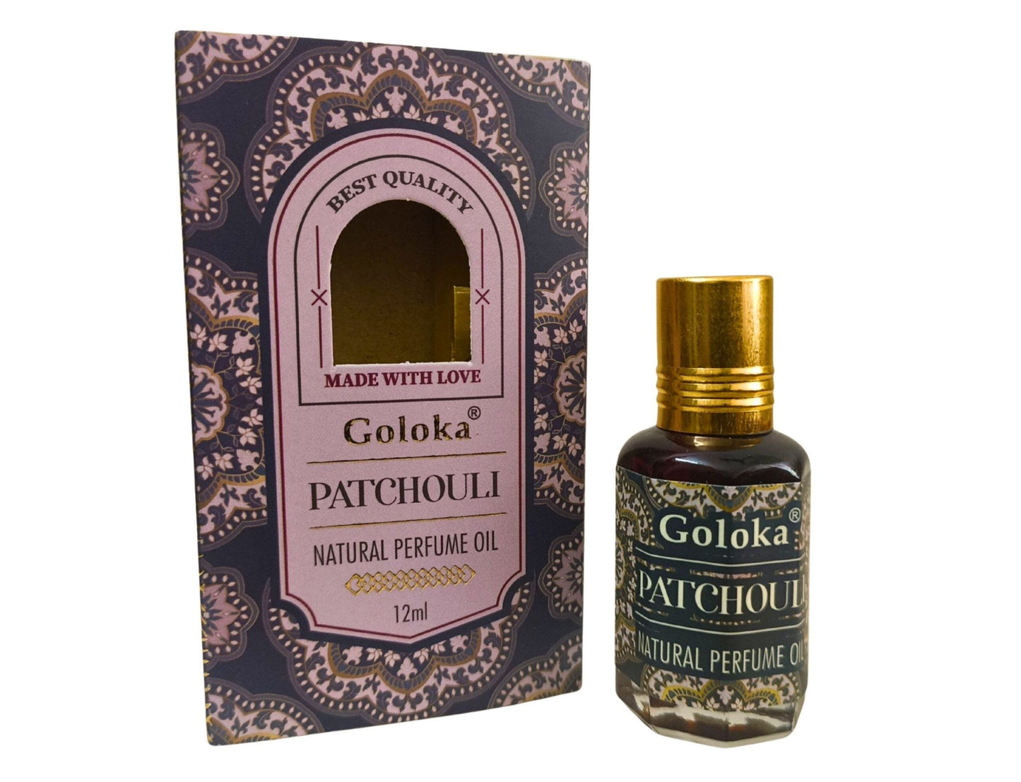 Goloka Patchouli Natural Perfume Oil 12ml - 1st Stop Marshall's Health Shop, Gift Shop! - Heath and Natural Therapy New Brighton Christchurch - Naturopath