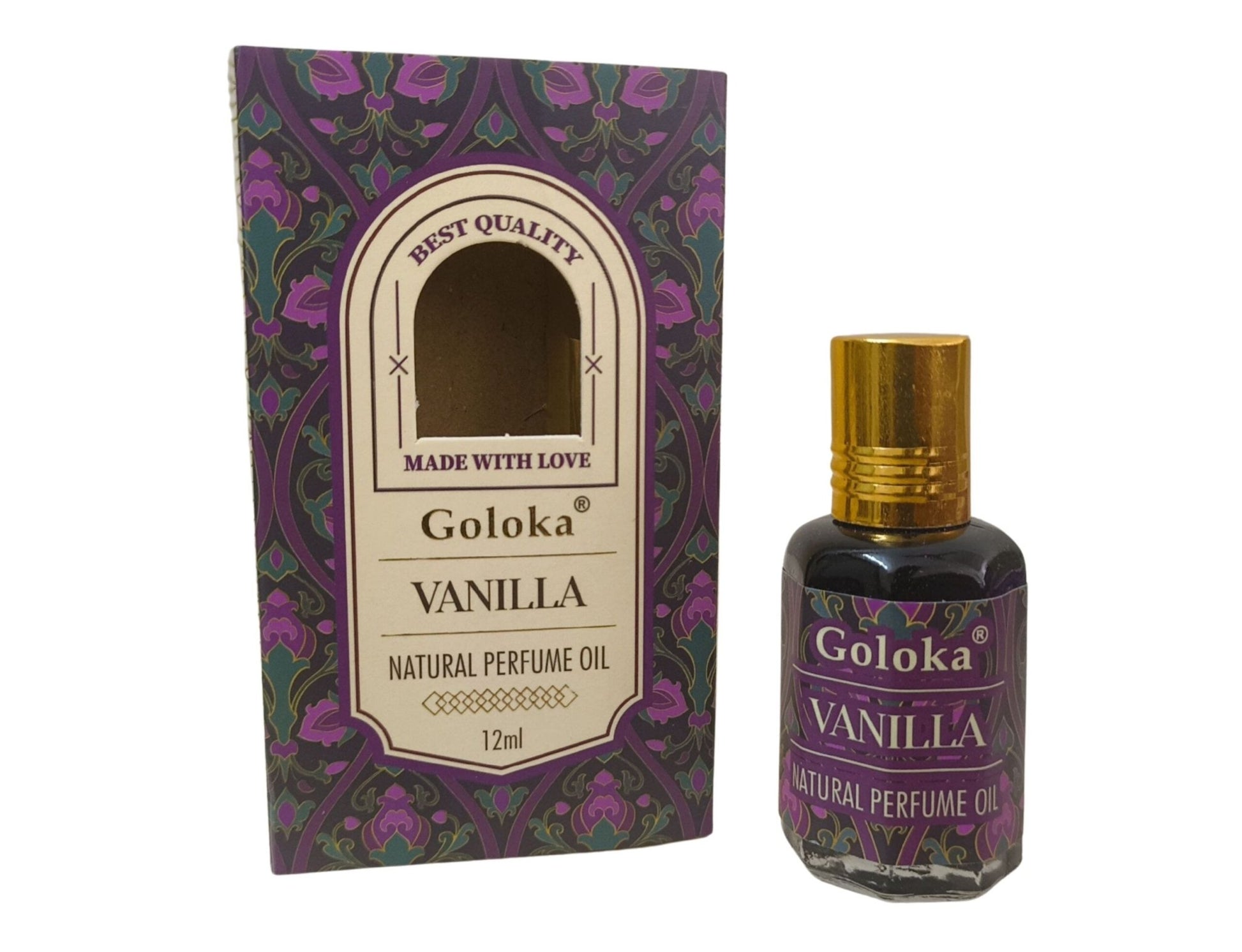 Goloka Vanilla Natural Perfume Oil 12ml - 1st Stop Marshall's Health Shop, Gift Shop! - Heath and Natural Therapy New Brighton Christchurch - Naturopath