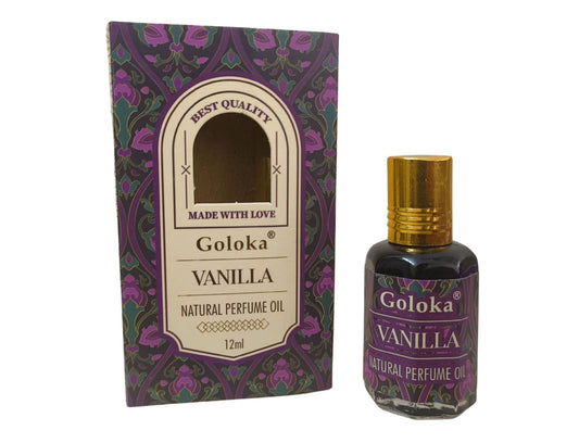 Goloka Vanilla Natural Perfume Oil 12ml - 1st Stop Marshall's Health Shop, Gift Shop! - Heath and Natural Therapy New Brighton Christchurch - Naturopath