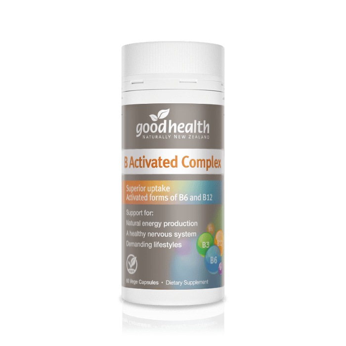 Good Health B Activated Complex 60 Capsules - 1st Stop Marshall's Health Shop, Gift Shop! - Heath and Natural Therapy New Brighton Christchurch - Naturopath