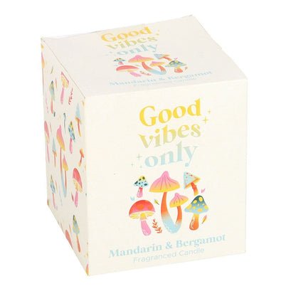 Good Vibes Only Mandarin & Bergamot Candle - MarshallsHealthShop