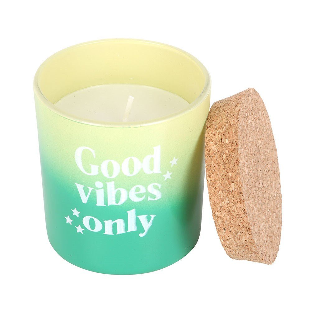 Good Vibes Only Mandarin & Bergamot Candle - MarshallsHealthShop