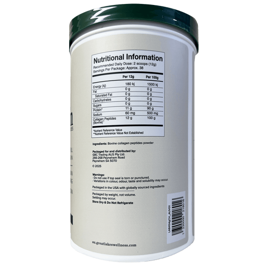 Great Lakes Wellness Collagen Hydrolysate 454g: Buy More & Save More - 1st Stop Marshall's Health Shop, Gift Shop! - Heath and Natural Therapy New Brighton Christchurch - Naturopath