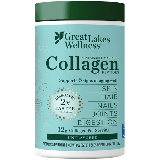Great Lakes Wellness Marine Collagen Peptides 227g - 1st Stop Marshall's Health Shop, Gift Shop! - Heath and Natural Therapy New Brighton Christchurch - Naturopath