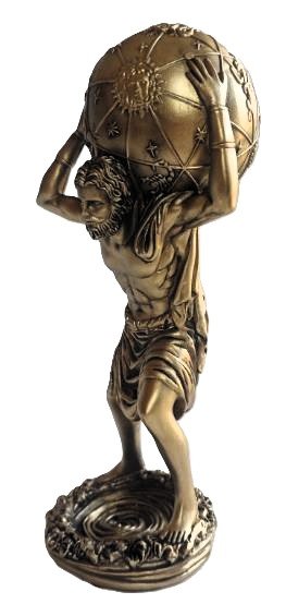 Greco Roman Series Bronze Atlas Statue# - 1st Stop Marshall's Health Shop, Gift Shop! - Heath and Natural Therapy New Brighton Christchurch - Naturopath#